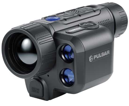 Picture of Pulsar Axion 2 Pro Lrf Xq35 Thermal Monocular Black 2-8X 35Mm Multi Reticle 384X288, 50Hz Resolution Zoom 4X Features Laser Rangefinder 