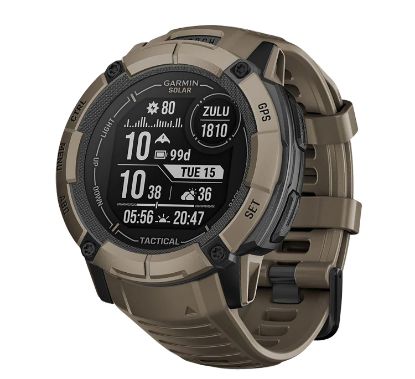 Picture of Garmin 0100280512 Instinct 2X Solar Tactical Edition Gps/Smart Features 64Mb Memory Coyote Tan 50Mm 