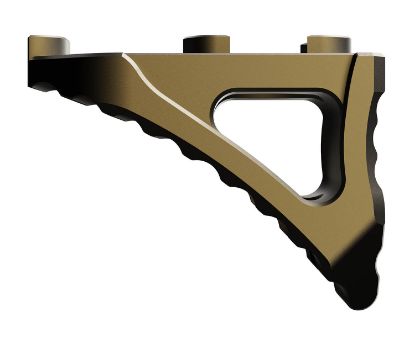 Picture of Rise Armament Ra030sb Micro Hand Stop Skeletonized Spartan Bronze Aluminum For M-Lok Handgaurd 