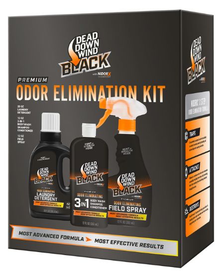 Picture of Dead Down Wind 207022 Black Premium 3-Piece Kit Odor Eliminator 