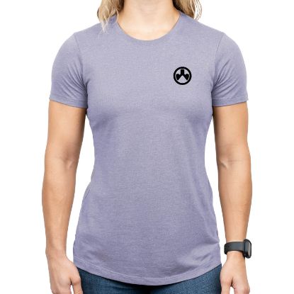 Picture of Magpul Mag1340-530-S Groovy Women's Orchid Heather Cotton/Polyester Short Sleeve Small 