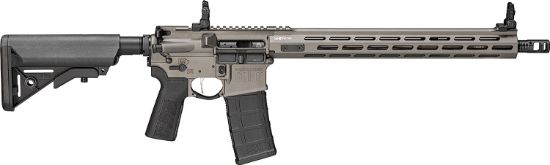 Picture of Springfield Armory Stv916556tb5 Saint Victor 5.56X45mm Nato 30+1 16" Cmv Melonite Barrel, Tungsten Gray Rec, B5 Systems Sopmod Stock/Type 23 P-Grip, 15" M-Lok Handguard, Flat Gi Trigger 