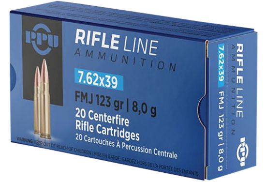 Picture of Tr&Z Pp739f Metric Rifle Rifle Line 7.62X39mm 123 Gr Full Metal Jacket 20 Per Box/ 50 Case 