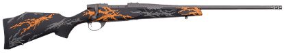 Picture of Weatherby Vyh223rr2b Vanguard Compact Hunter 223 Rem 5+1 20", Tungsten Gray Barrel/Rec, Black W/Gray & Orange Sponge Accents Monte Carlo Stock, Accubrake Muzzle Brake 