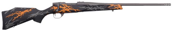 Picture of Weatherby Vyh223rr2b Vanguard Compact Hunter 223 Rem 5+1 20", Tungsten Gray Barrel/Rec, Black W/Gray & Orange Sponge Accents Monte Carlo Stock, Accubrake Muzzle Brake 