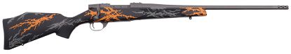 Picture of Weatherby Vyh7m8rr2b Vanguard Compact Hunter 7Mm-08 Rem 5+1 20", Tungsten Gray Barrel/Rec, Black W/Gray & Orange Sponge Accents Monte Carlo Stock, Accubrake Muzzle Brake 