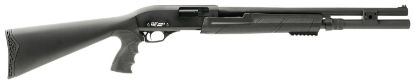 Picture of Gforce Arms Gf2p12 Gf2p 12 Gauge Pump 3" Chamber 7+1 20" Fixed Cylinder Bore, Black, 5Rd Shell Carrier Stock, Rubber Pistol Grip, Blade Sight, 3Rd Shell Holder On Rec 