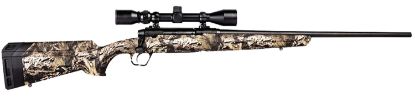 Picture of Savage Arms 58124 Axis Xp 400 Legend 4+1 20" Matte Black Button-Rifled Barrel, Drilled & Tapped Carbon Steel Receiver, Mossy Oak Break-Up Country Fixed Sporter Synthetic Stock, Weaver 3-9X40mm Scope 