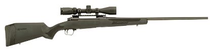 Picture of Savage Arms 58131 110 Apex Hunter Xp 400 Legend 4+1 18" Carbon Steel, Black, Synthetic Accufit Stock, Vortex Crossfire Ii 3-9X40mm Scope Left Hand 