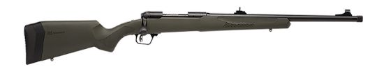 Picture of Savage Arms 58133 110 Hog Hunter 400 Legend 4+1 18" Threaded Carbon Steel, Black Barrel/Rec, Od Green Synthetic Accufit Stock, Accutrigger, Adj. Iron Sights 