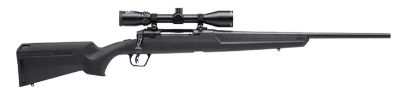 Picture of Savage Arms 58128 Axis Ii Xp Compact 400 Legend 4+1 20" Matte Black Button-Rifled Barrel, Drilled & Tapped Carbon Steel Receiver, Matte Black Fixed Synthetic Stock, Bushnell Banner 3-9X40mm 