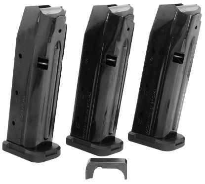 Picture of Shield Arms S15combog33m1c S15 Magazine Gen 3 Combo 15Rd 9Mm Luger Compatible W/Glock 43X/48 Black Steel 3 Pack 