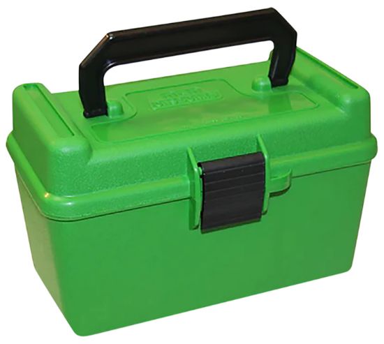 Picture of Mtm Case-Gard H50xl10 Deluxe Ammo Box For .300 Wsm/.300 Rum Green Polypropylene 50Rd 