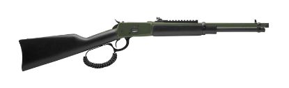 Picture of Rossi 9235716B3tb R92 Carbine 357 Mag 8+1, 16.50" Moss Green Cerakote Steel Barrel & Receiver, Black Fixed Stock, Right Hand 