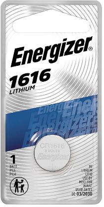 Picture of Energizer Ecr1616bp 1616 Battery Silver Lithium Coin 3.0 Volts,60 Mah Qty (72) Single Pack 