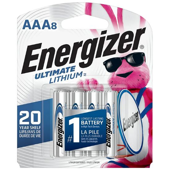 Picture of Energizer L92sbp8 Aaa Silver 1.5 Volts, Qty (8) Single Pack 