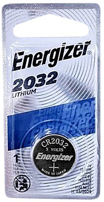 Picture of Energizer Ecr2032bp 2032 Battery Silver Lithium Coin 3.0 Volt, 235 Mah Qty (72) Single Pack 