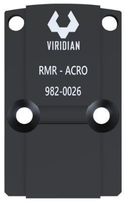 Picture of Viridian 9820026 Rfx45 Rmr Mounting Adapter Black Anodized 