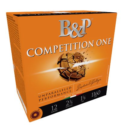 Picture of B&P 12B1cp9 Competition One 12 Gauge 2.75" 1 Oz 9 Shot 25 Per Box/ 10 Case 