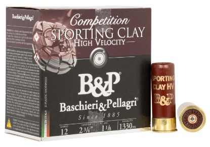 Picture of B&P 12B8sh75 Sporting Clay 12 Gauge 2.75" 1 1/8 Oz 7.5 Shot 25 Per Box/ 10 Case 