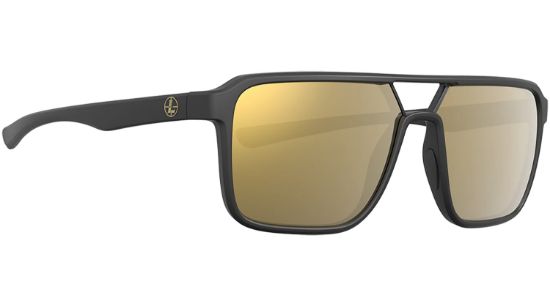 Picture of Leupold 182675 Performance Wear Bridger Bronze Mirror Lens Polycarbonate Matte Black Frame 