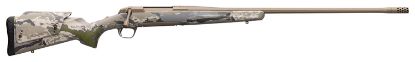 Picture of Browning 035557229 X-Bolt Speed Long Range 300 Win Mag 3+1 26" Smoked Bronze Cerakote Fluted Sporter Sr Barrel, Smoked Bronze Cerakote Steel Receiver, Ovix Camo Fixed Stock W/Adj Comb 