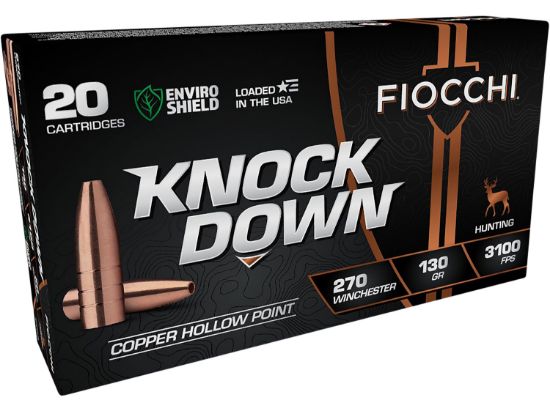 Picture of Fiocchi 270Cha Knock Down Enviro Shield 270 Win 130 Gr Hollow Point 20 Per Box/ 10 Case 