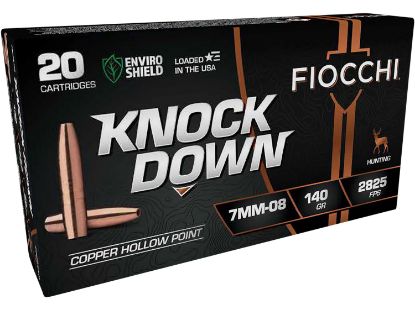 Picture of Fiocchi 7Mm08cha Knock Down Enviro Shield 7Mm-08 Rem 140 Gr Hollow Point 20 Per Box/ 10 Case 