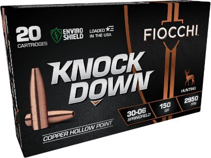 Picture of Fiocchi 3006Cha Knock Down Enviro Shield 30-06 Springfield 150 Gr Hollow Point 20 Per Box/ 10 Case 