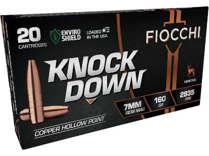 Picture of Fiocchi 7Rmcha Knock Down Enviro Shield 7Mm Rem Mag 160 Gr Hollow Point 20 Per Box/ 10 Case 