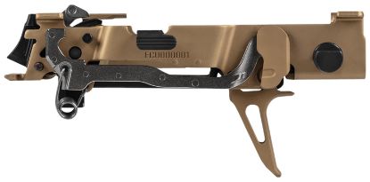 Picture of Sig Sauer 8900160 P320 Custom Works Fire Control Unit *Ffl Item (Fcu Only), 9Mm Luger/40 S&W/357 Sig, Gold Nitride, Titanium Frame & Flat Face Skeletonized Trigger, Fits Sig P320 Parts 