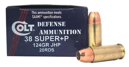 Picture of Doubletap Ammunition 38Su124ct Doubletap Defense 38 Super +P 124 Gr Jacket Hollow Point 20 Per Box/ 10 Case 