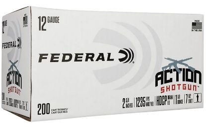 Picture of Federal As12h75 Action Shotgun 12 Gauge 2.75" 1 1/8 Oz 7.5 Shot 200 Per Box/ 1 Case 