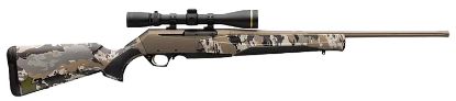 Picture of Browning 031072218 Bar Mk3 Stalker 308 Win 4+1 22" Smoked Bronze Cerakote Fluted Barrel & Receiver, Ovix Camo W/Fixed Overmolded Grip Paneled Stock 