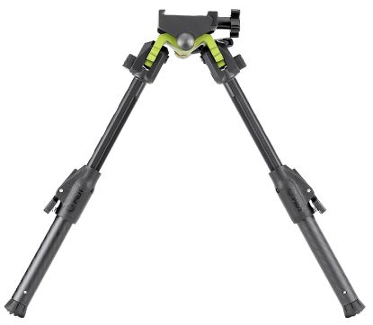 Picture of Mdt Sporting Goods Inc 105560Grn Grnd-Pod Green/Black 4.50"-9" Carbon Fiber/Aluminum, Adj. Throw Lever, 4 Leg Postitions, Fits Picatinny Rail 