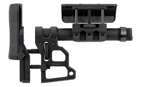 Picture of Mdt Sporting Goods Inc 102856Blk Skeleton Carbine Stock (Scs) Black Aluminum, Adj. Cheekrest/Buttpad, Buffer Tube, Qd Sling Mounts 