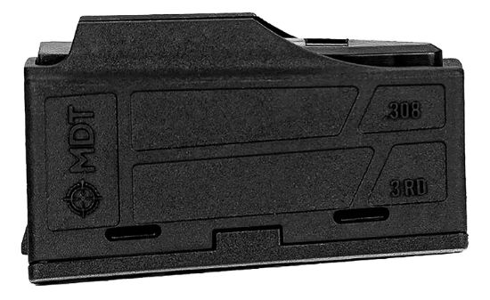 Picture of Mdt Sporting Goods Inc 105089Blk Aics Magazine 3Rd Flush Fit 308/6.5 Creedmoor Short Action, Black Polymer Fits Some Chassis/Bottom Metal (Mdt/Xlr/Krg/Grs/Cdi/Pacific Tool & Gauge) 