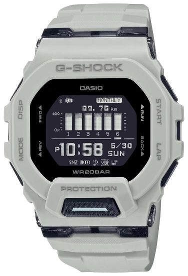 Picture of G-Shock/Vlc Distribution Gbd200uu9 G-Shock Tactical White Stainless Steel Bezel 145-215Mm 