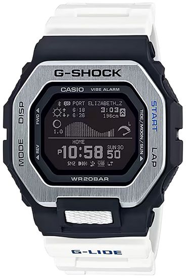 Picture of G-Shock/Vlc Distribution Gbx1007cr G-Shock Tactical Black/White Stainless Steel Bezel 