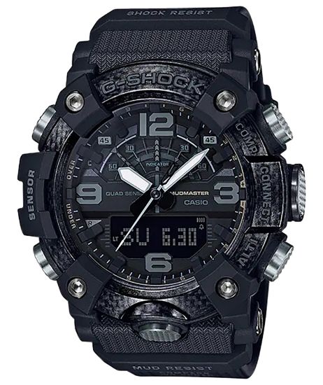 Picture of G-Shock/Vlc Distribution Ggb1001b G-Shock Tactical Mudmaster Keep Time Blackout Size 145-215Mm Features Digital Compass 