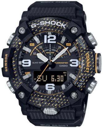 Picture of G-Shock/Vlc Distribution Ggb100y1 G-Shock Tactical Mudmaster Keep Time Black/Yellow Size 145-215Mm Features Digital Compass 