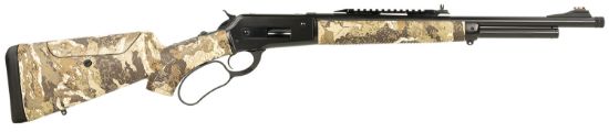 Picture of Taylors & Company 210317 1886 Journey 45-70 Gov 5+1 19" Threaded, Black Cerakote Barrel/Rec, Camo Furniture, Adj. Cheekrest Stock, Fiber Optic Sight With Optic Mount, Scope Mount 