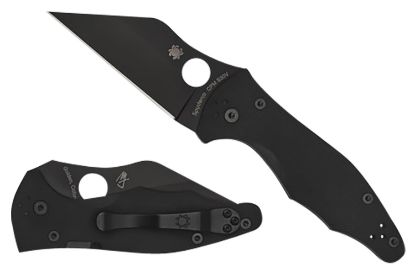 Picture of Spyderco C85gpbbk2 Yojimbo 2 3.20" Folding Wharncliffe Plain Black Dlc Cpm S30v Ss Blade/Black Textured G10 Handle Includes Pocket Clip 