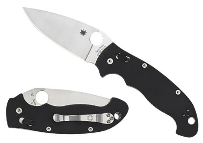 Picture of Spyderco C95gp2 Manix 2 Xl 3.85" Folding Plain Satin Cpm S30v Ss Blade/Black Textured G10 Handle Includes Pocket Clip 