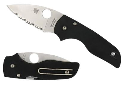 Picture of Spyderco C230gp Lil' Native 2.42" Folding Plain Satin Cpm S30v Ss Blade/Black Textured G10 Handle Includes Pocket Clip 