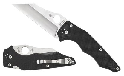 Picture of Spyderco C253gp Yojumbo 3.98" Folding Wharncliffe Plain Stonewashed Cpm S30v Ss Blade/ Black Textured G10 Handle Includes Pocket Clip 