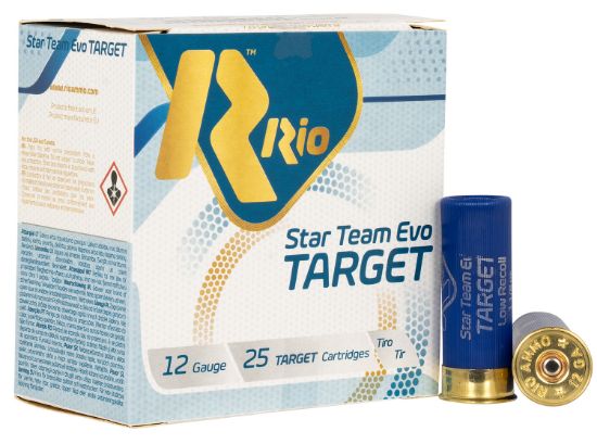 Picture of Rio Ammunition Stt32lr8 Team Target 12 Gauge 2.75" 1 1/8 Oz 8 Shot 25 Per Box/ 10 Case 