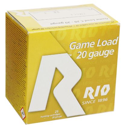 Picture of Rio Ammunition Rc206mgn Game Load 20 Gauge 3" 1 1/4 Oz 6 Shot 25 Per Box/ 10 Case 