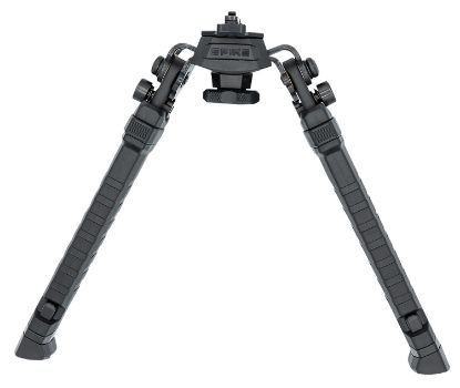 Picture of Fab Defense Fxspikeb Spike Precision Bipod 7.09"- 11.42" Adj., Rotating & Tilting, Rubber Feet, Includes Leg Extensions, Picatinny Rail Compatible Black Polymer & Aluminum 