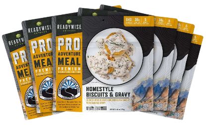 Picture of Readywise Rw05190 Outdoor Food Kit Homestyle Biscuits & Gravy 2 Servings Per Pouch, 6 Per Case 